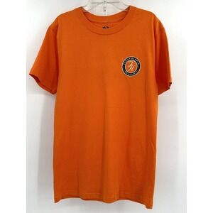 FISH HIPPIE GRAPHIC TEE Men's Size XS‎ ORANGE